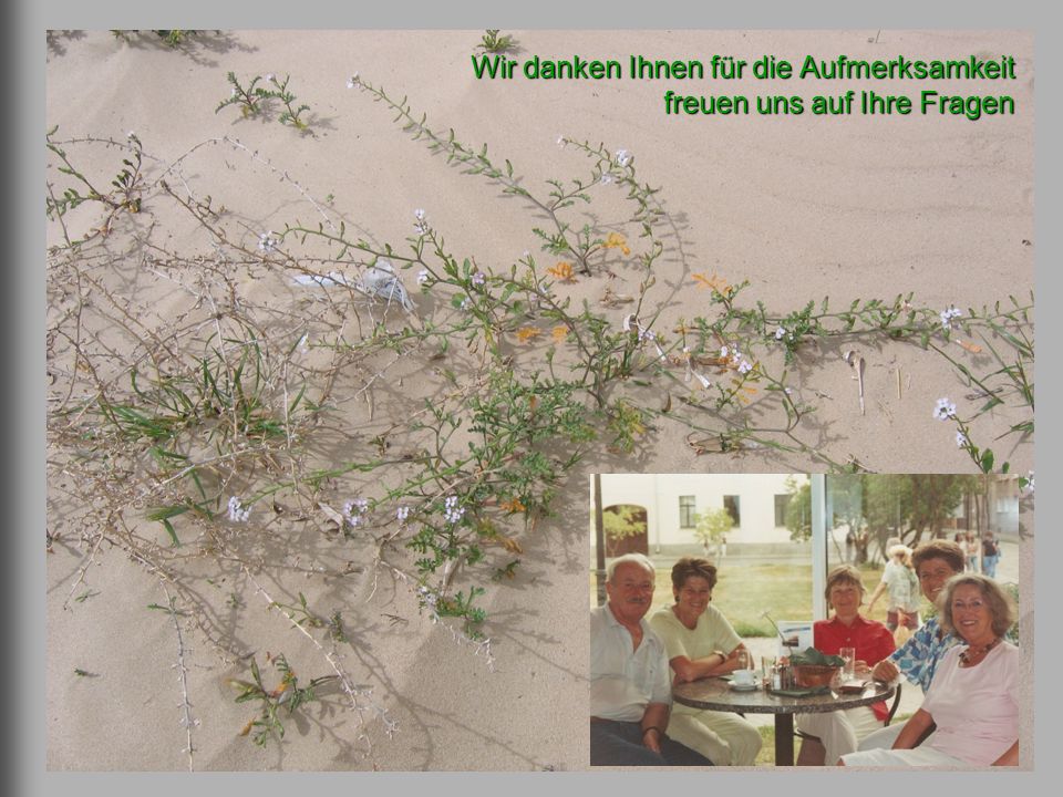 Wir danken Ihnen für die Aufmerksamkeit freuen uns auf Ihre Fragen