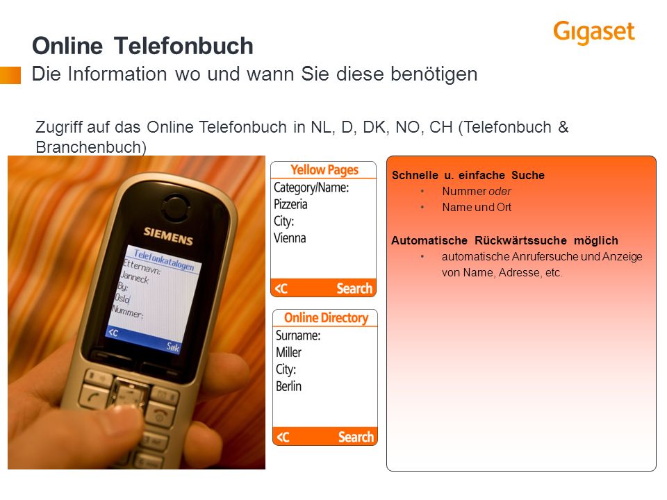 Online Telefonbuch Die Information wo und wann Sie diese benötigen