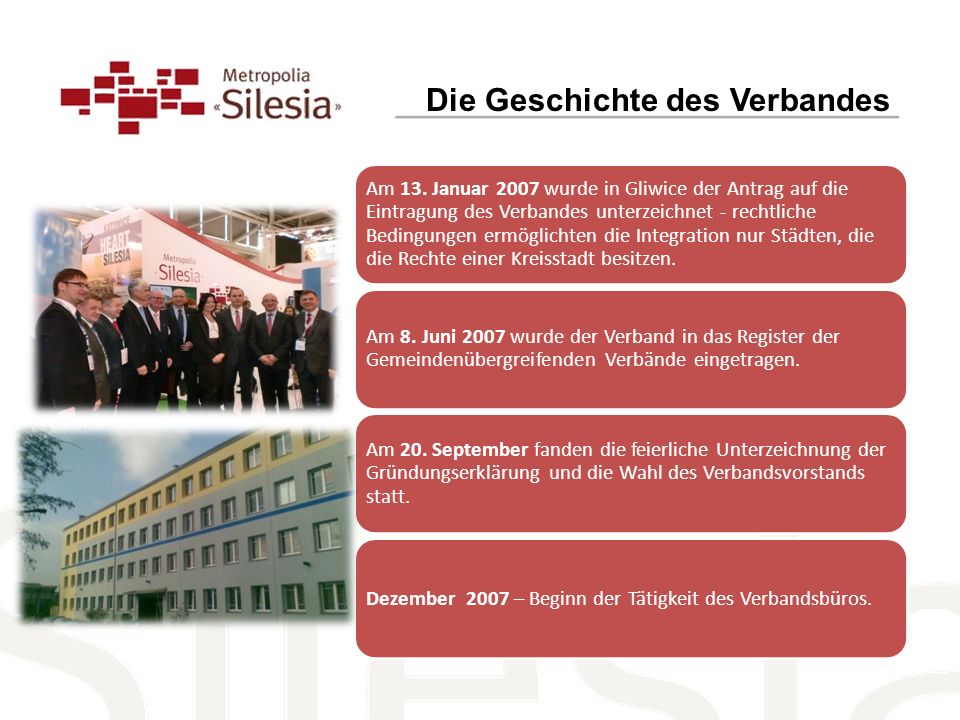 Die Geschichte des Verbandes