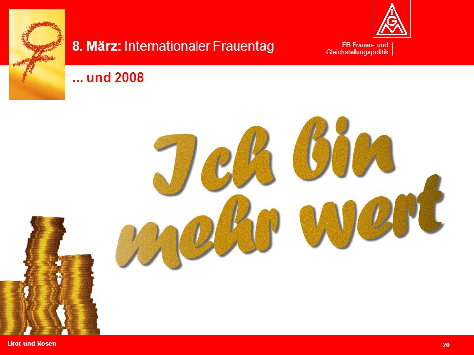 8. März: Internationaler Frauentag