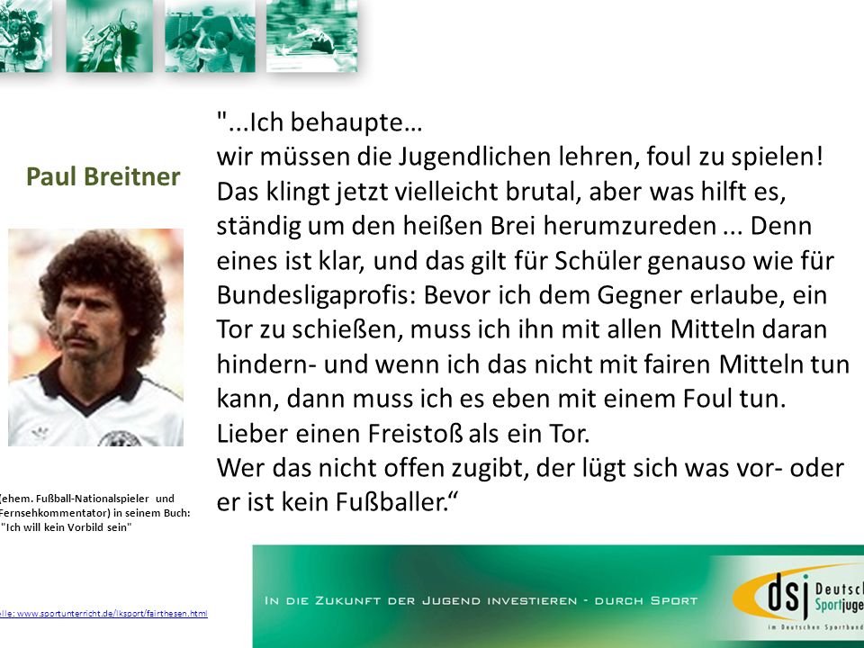 ...Ich behaupte…