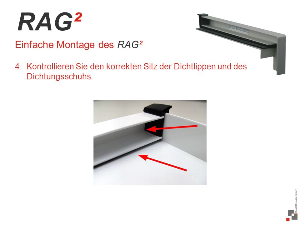 RAG² Einfache Montage des RAG²