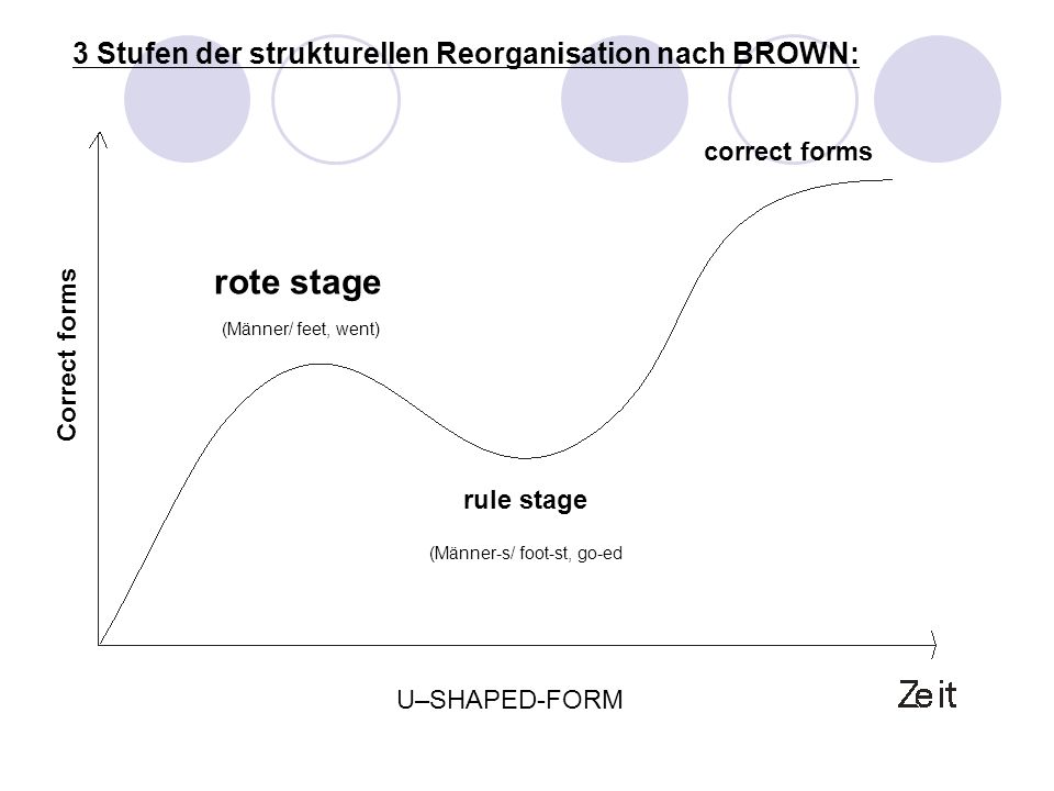 rote stage 3 Stufen der strukturellen Reorganisation nach BROWN: