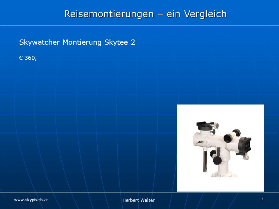 Skywatcher Montierung Skytee 2