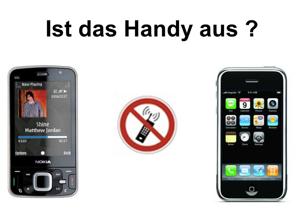 Ist das Handy aus