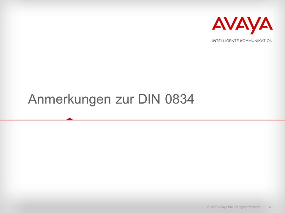 Anmerkungen zur DIN 0834