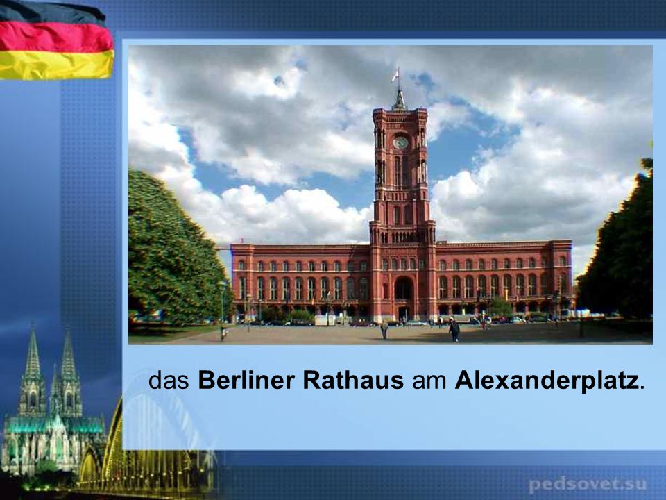 das Berliner Rathaus am Alexanderplatz.