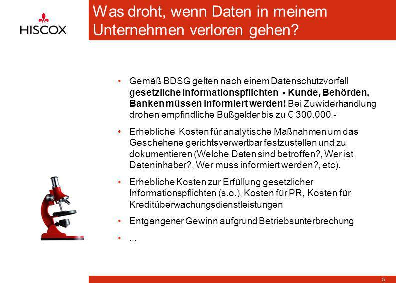 Was droht, wenn Daten in meinem Unternehmen verloren gehen