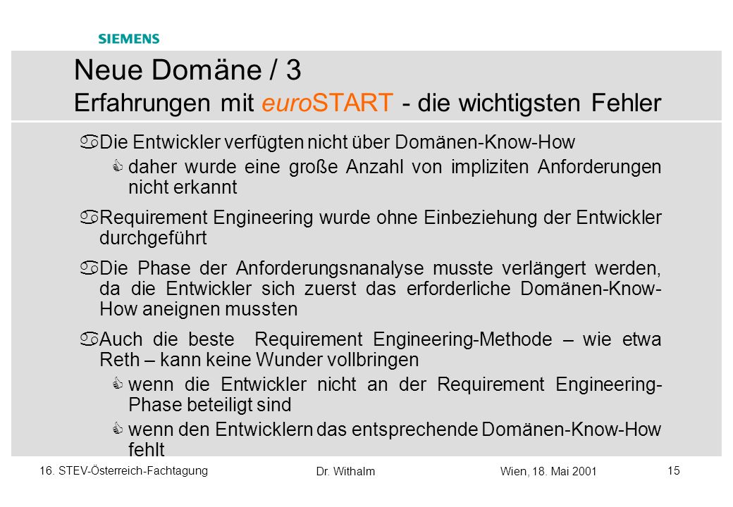 Neue Domäne / 3 Erfahrungen mit euroSTART - die wichtigsten Fehler