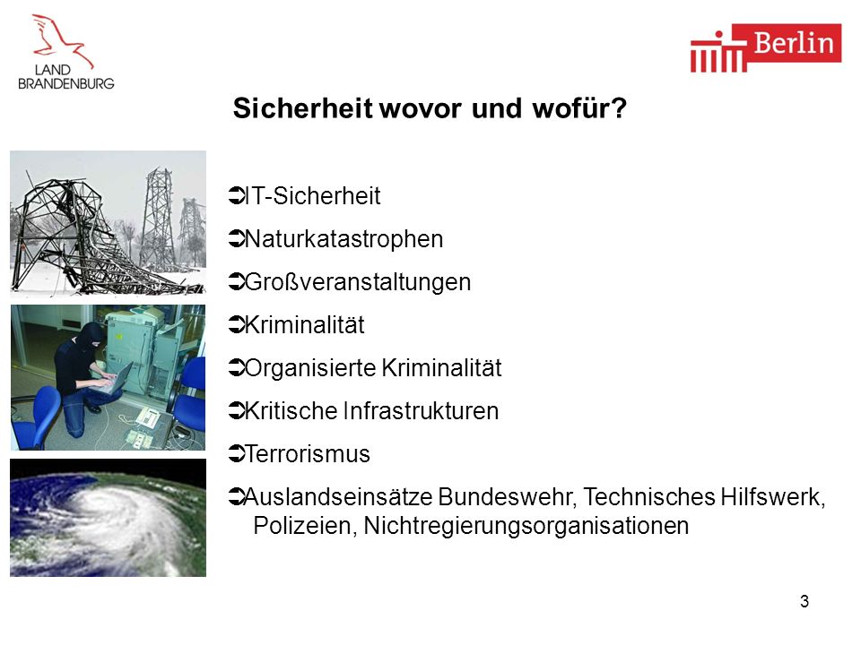 Sicherheit wovor und wofür