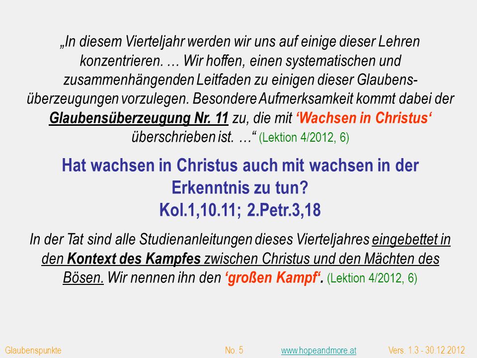 Georges Knight im Buch „Es war nicht immer so :