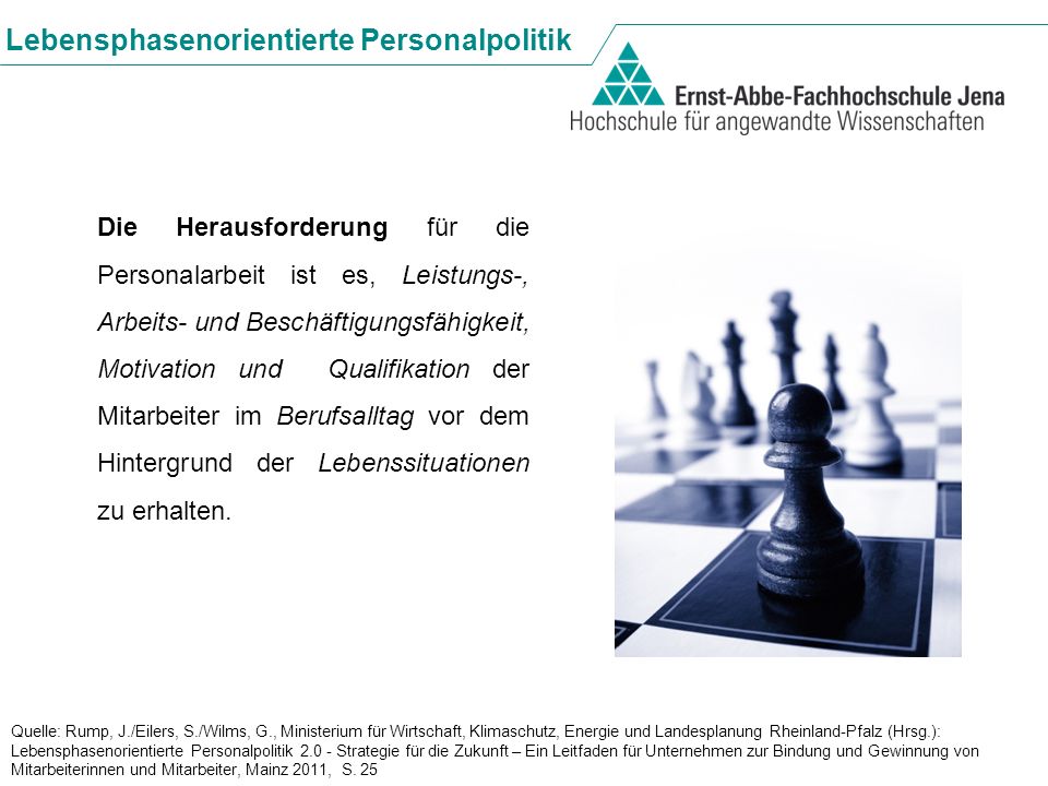 Lebensphasenorientierte Personalpolitik