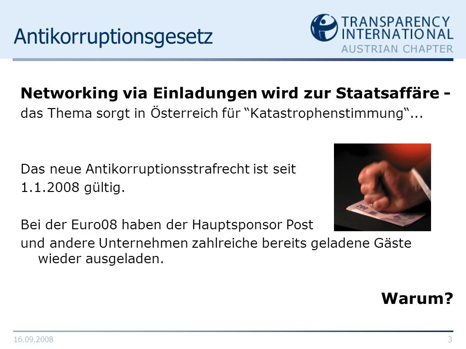 Antikorruptionsgesetz