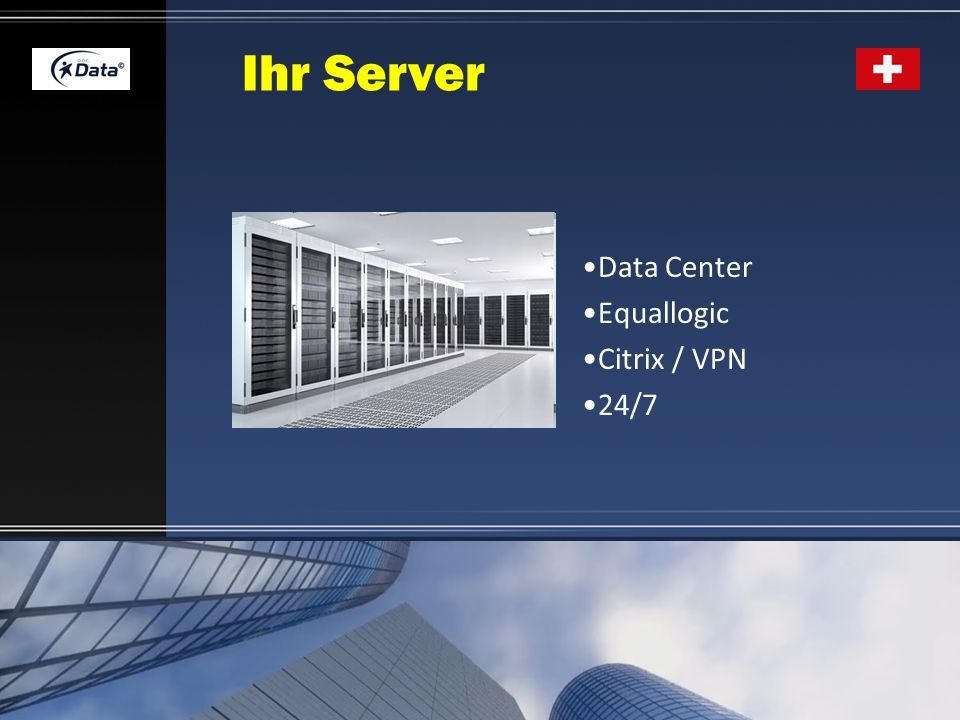 Ihr Server Data Center Equallogic Citrix / VPN 24/7
