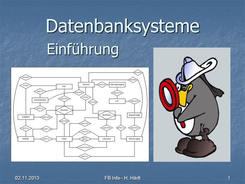 Einführung Datenbanksysteme