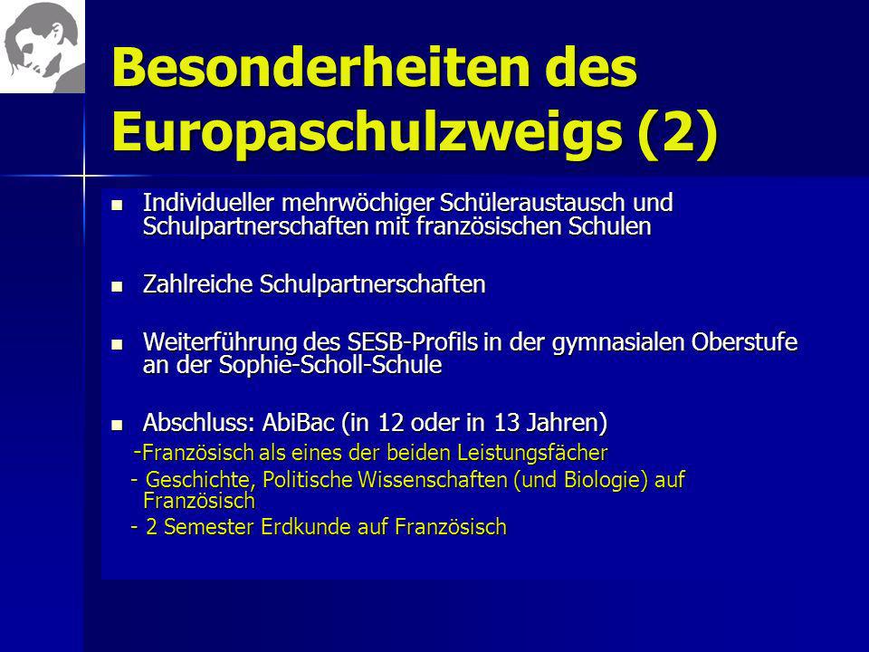 Besonderheiten des Europaschulzweigs (2)