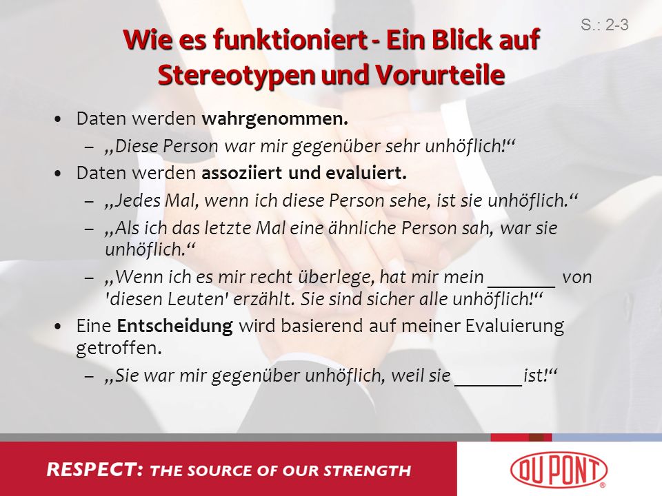 Wie es funktioniert - Ein Blick auf Stereotypen und Vorurteile