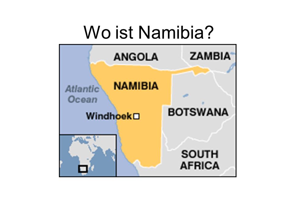 Wo ist Namibia