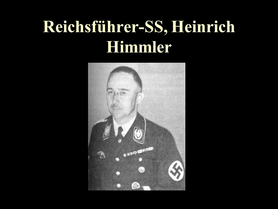 Reichsführer-SS, Heinrich Himmler