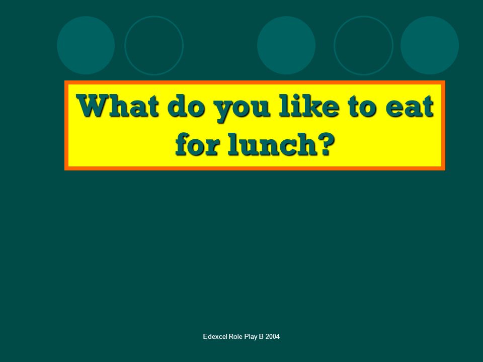 What do you like to eat for lunch