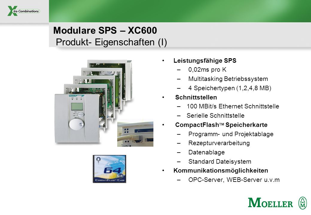 Modulare SPS – XC600 Produkt- Eigenschaften (I)