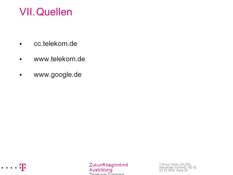 Quellen  cc.telekom.de