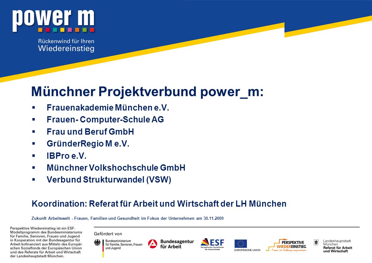 Münchner Projektverbund power_m: