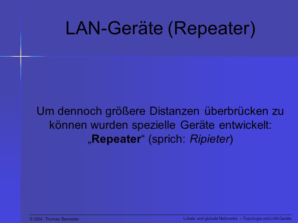 LAN-Geräte (Repeater)