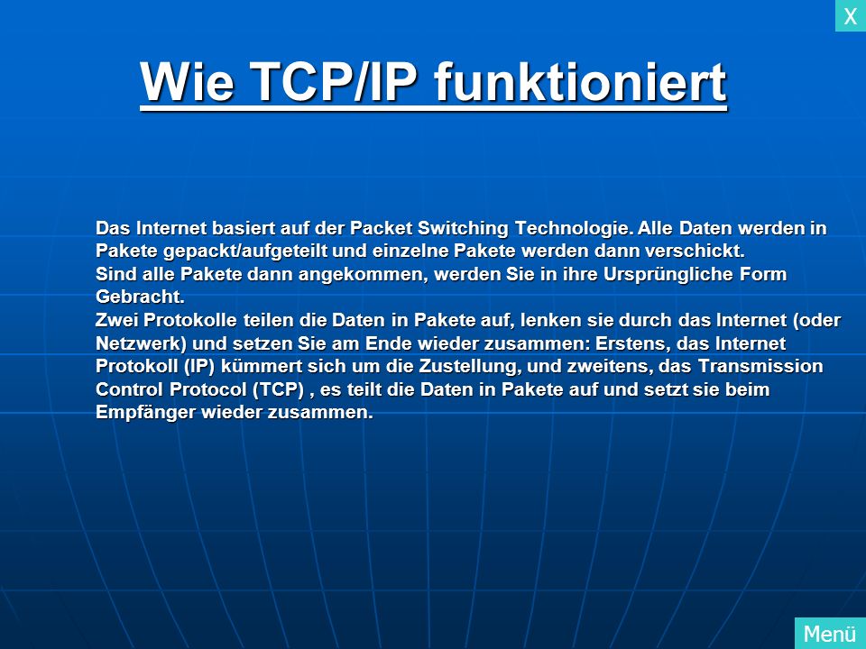 Wie TCP/IP funktioniert