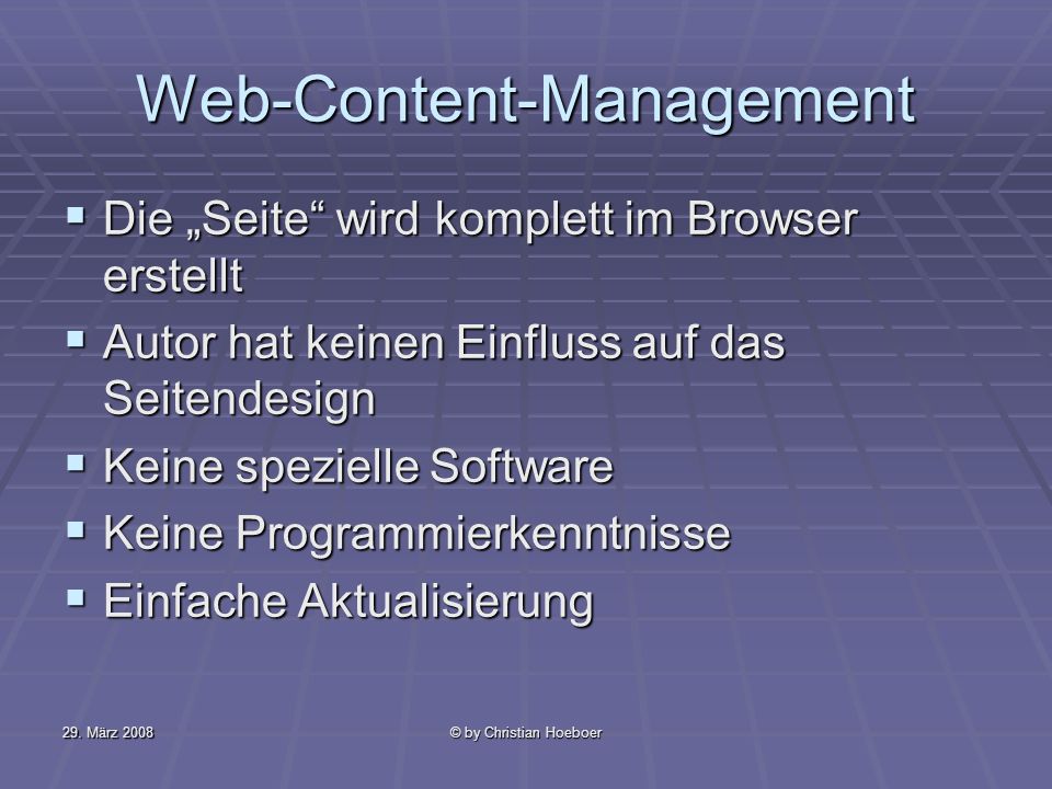 Web-Content-Management