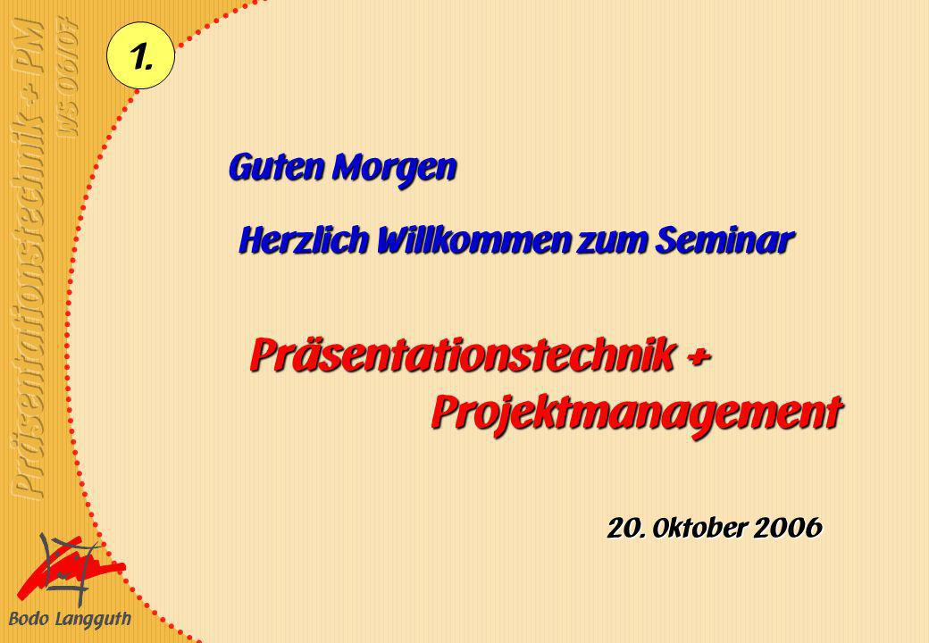Präsentationstechnik + Projektmanagement