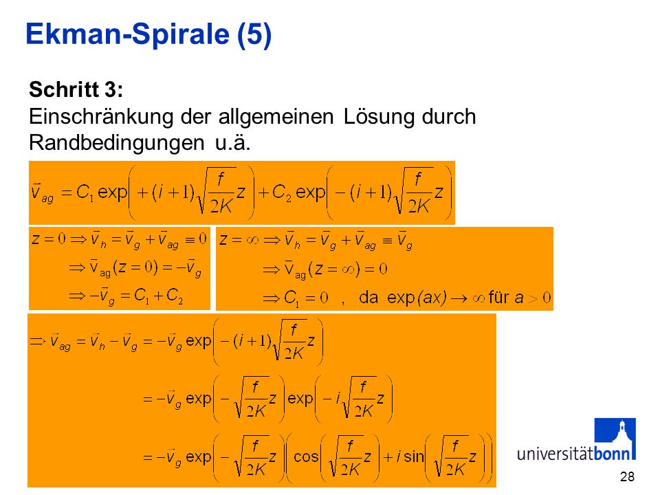 Ekman-Spirale (5) Schritt 3: