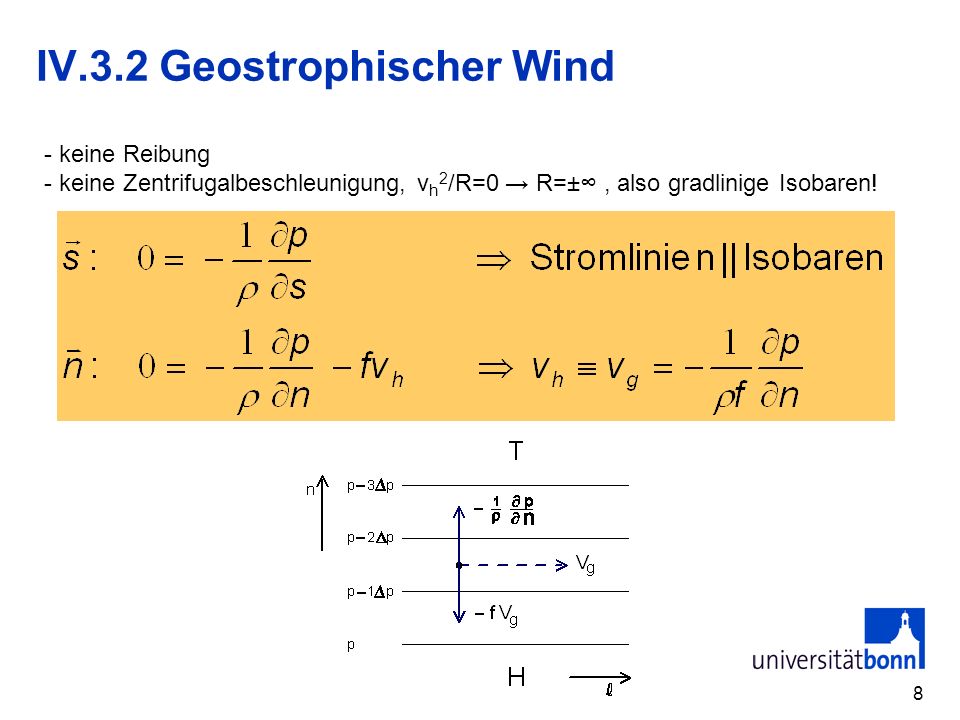 IV.3.2 Geostrophischer Wind
