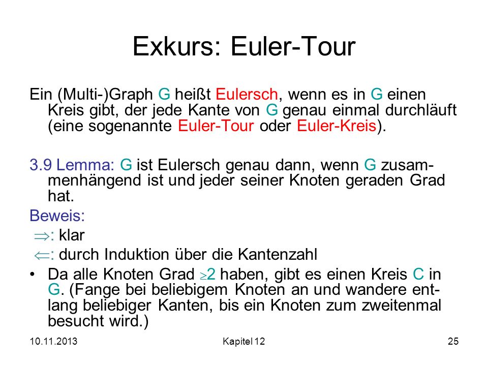 Exkurs: Euler-Tour