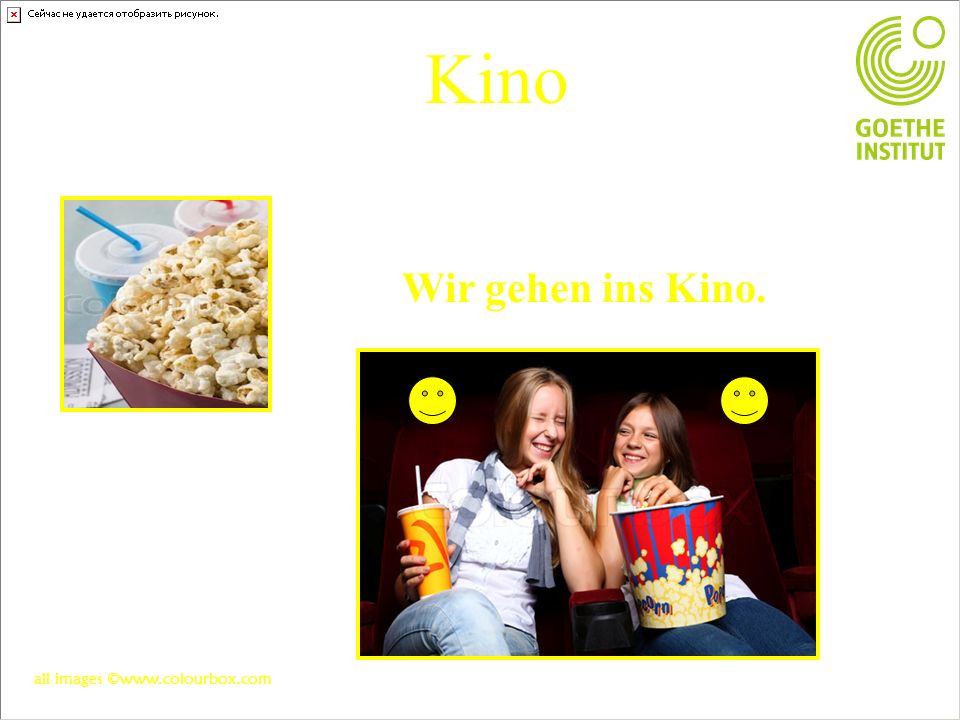 Kino Wir gehen ins Kino. all images ©