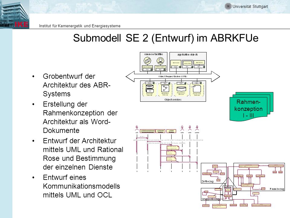 Submodell SE 2 (Entwurf) im ABRKFUe