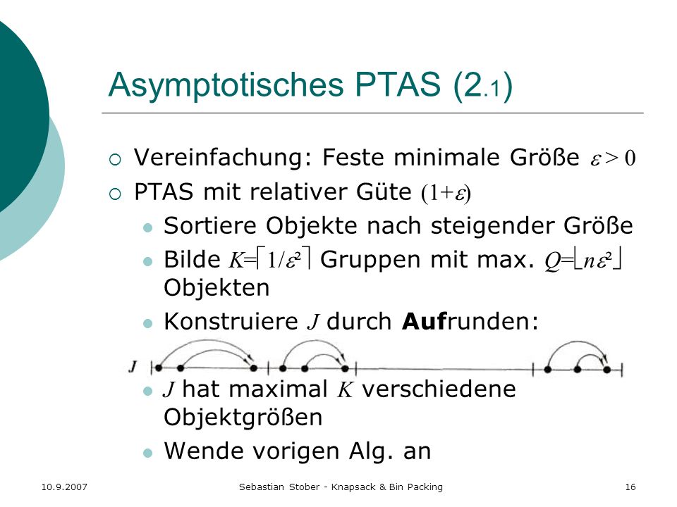 Asymptotisches PTAS (2.1)