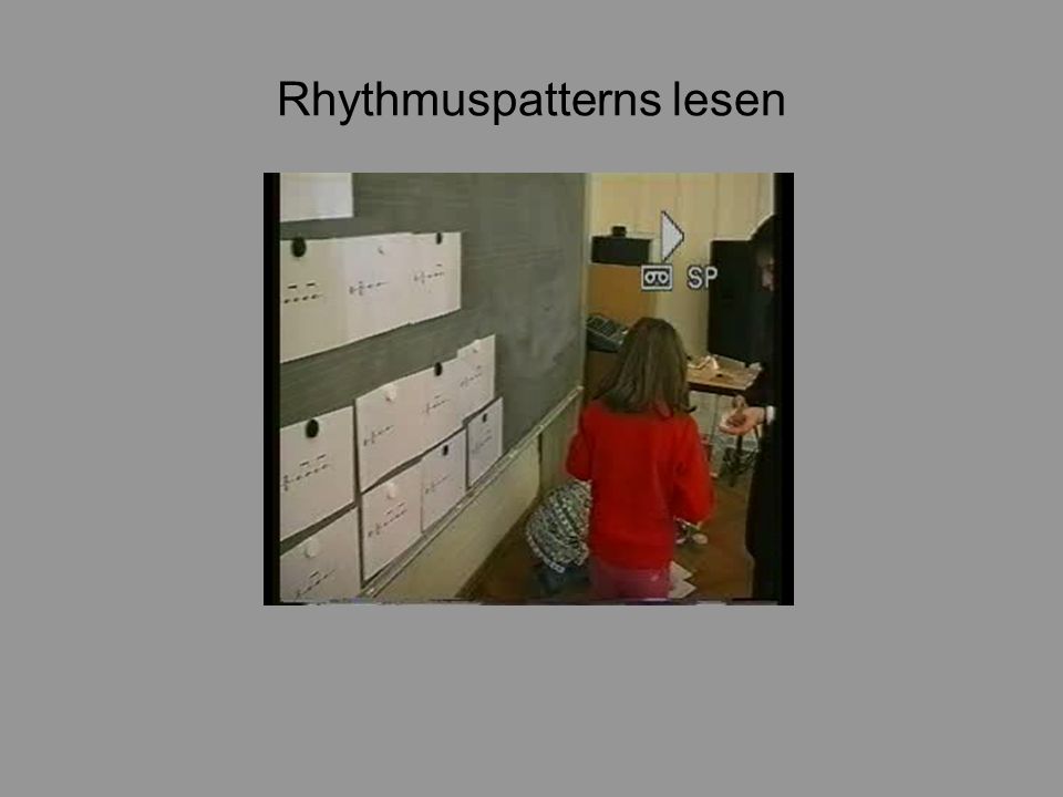 Rhythmuspatterns lesen