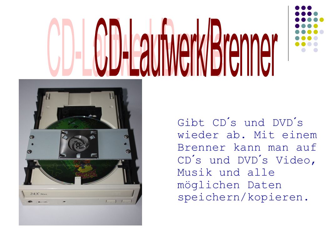 CD-Laufwerk/Brenner