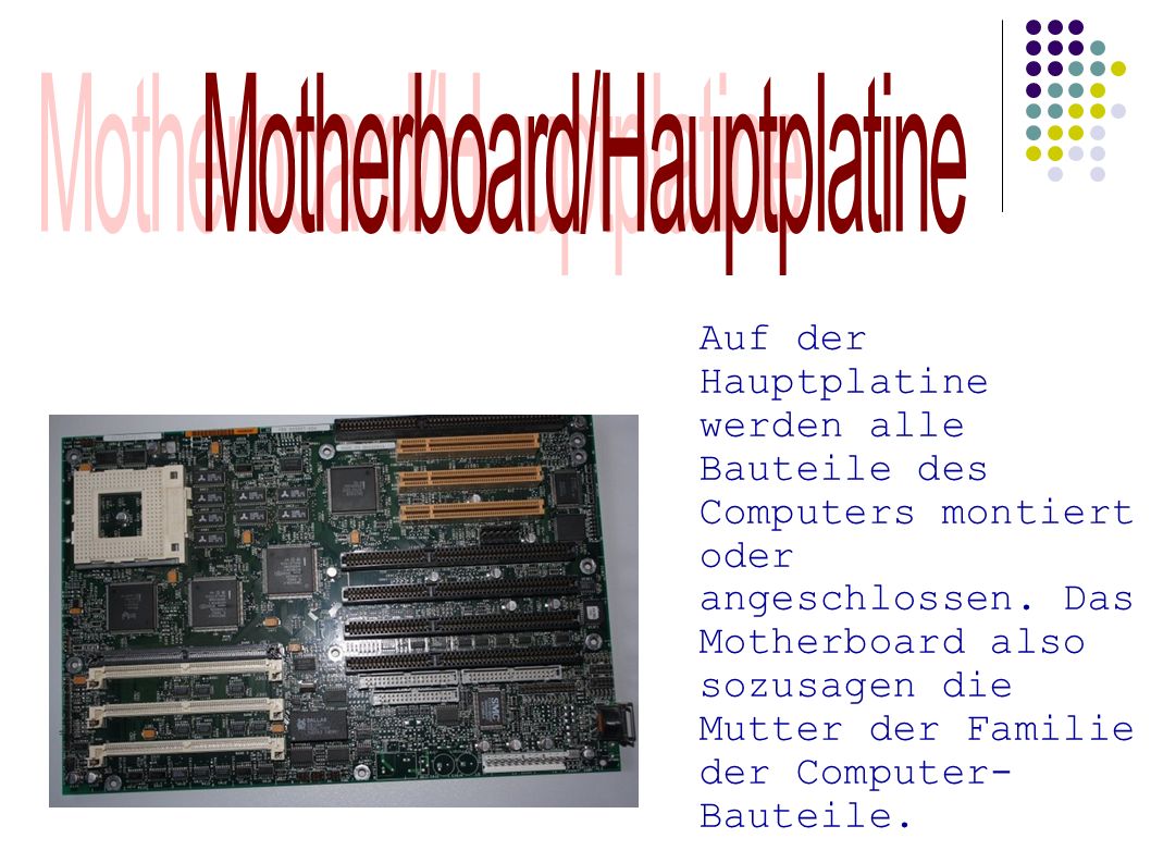 Motherboard/Hauptplatine
