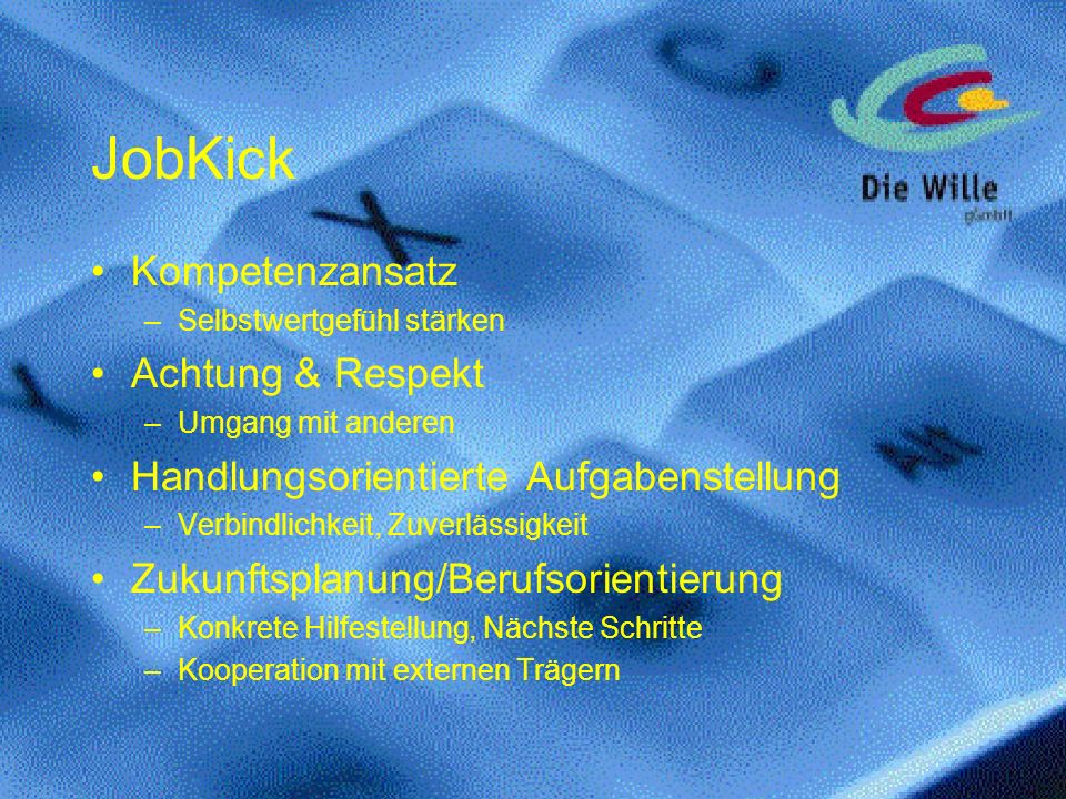 JobKick Kompetenzansatz Achtung & Respekt