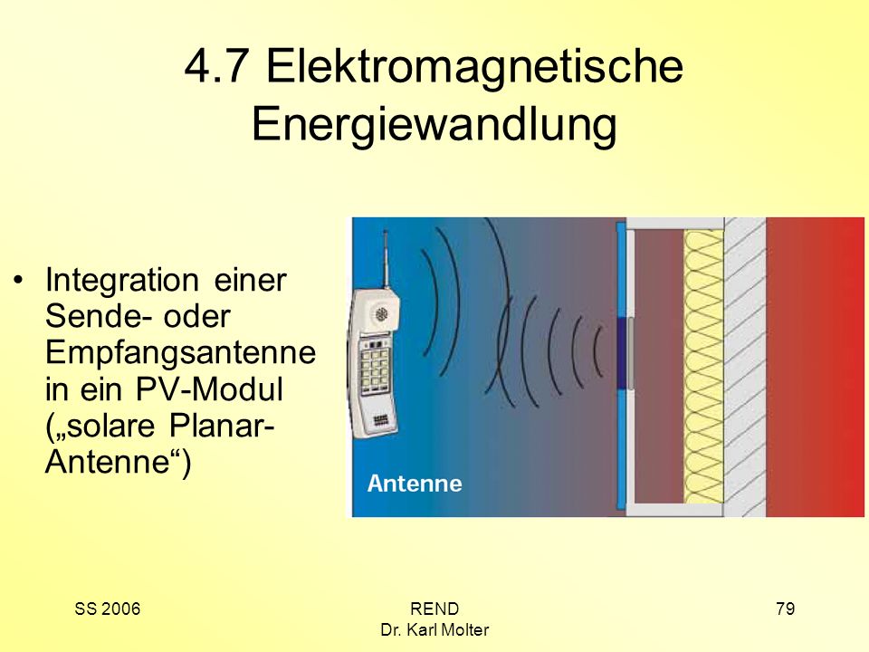 4.7 Elektromagnetische Energiewandlung