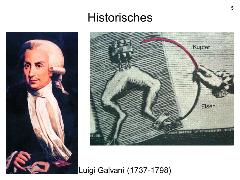 Historisches Luigi Galvani ( )