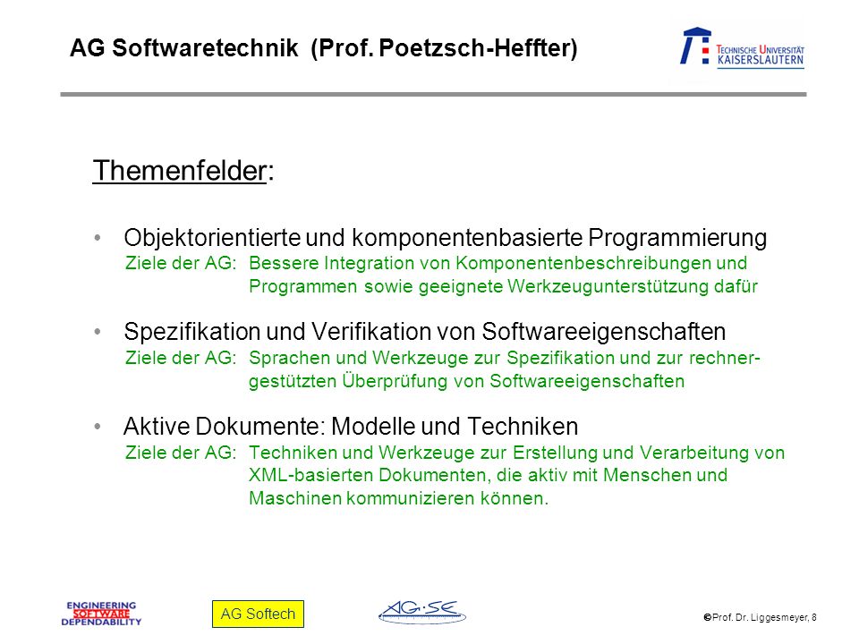 AG Softwaretechnik (Prof. Poetzsch-Heffter)