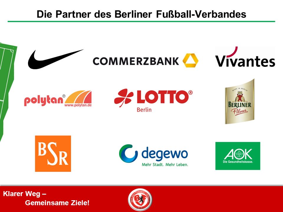 Die Partner des Berliner Fußball-Verbandes
