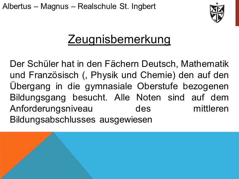 Albertus – Magnus – Realschule St. Ingbert