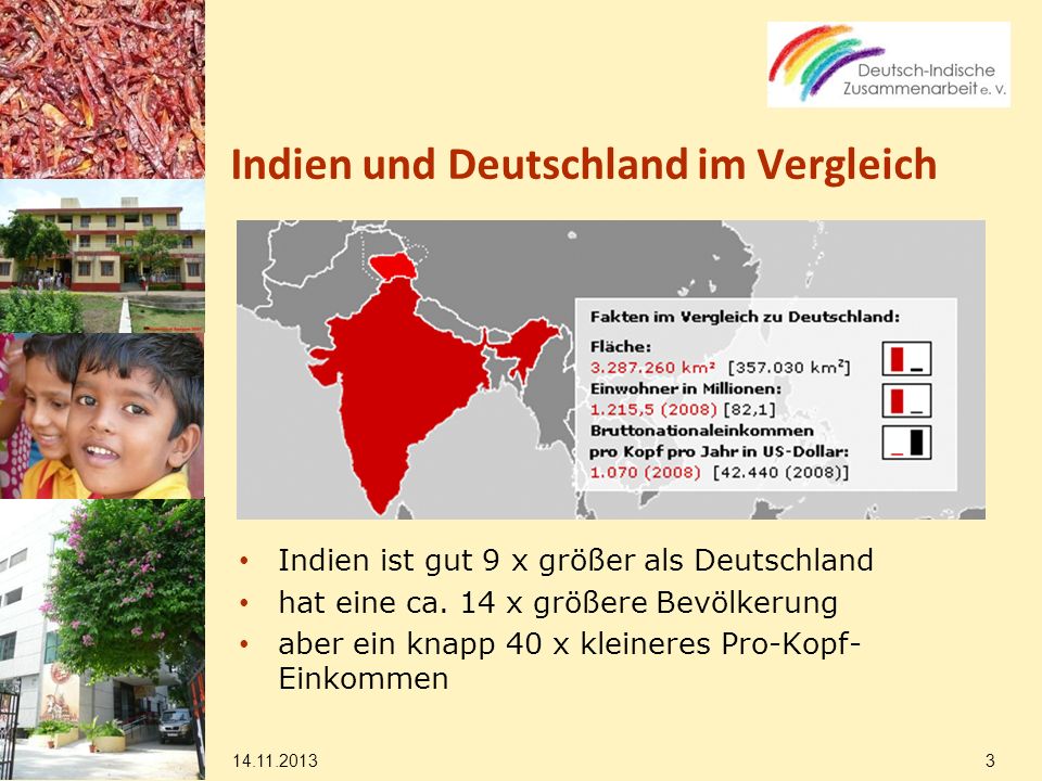 Indien und Deutschland im Vergleich