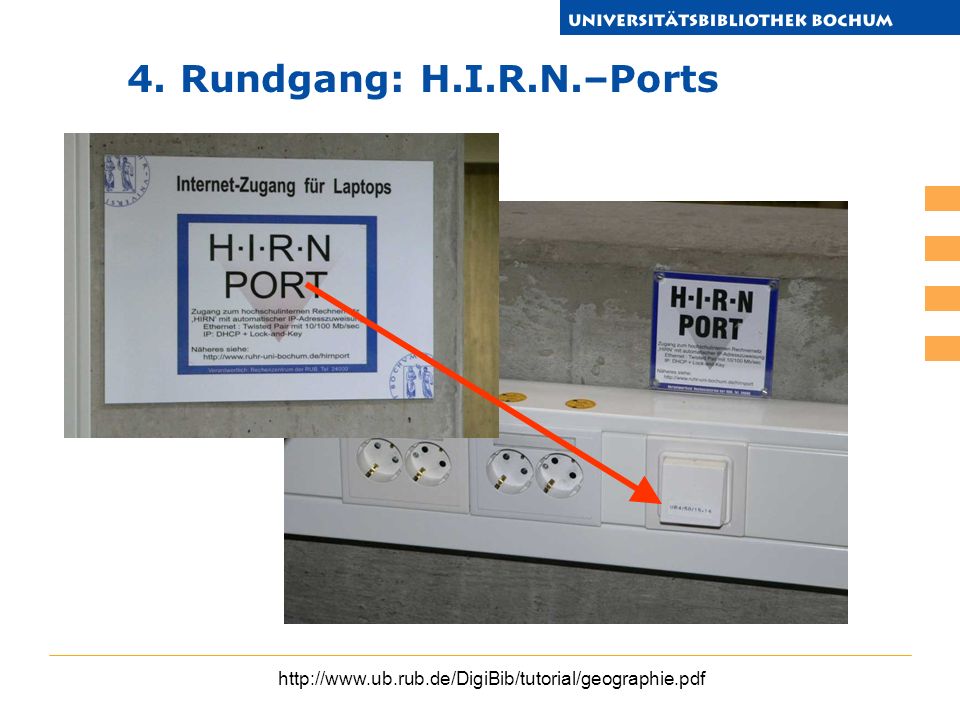 4. Rundgang: H.I.R.N.–Ports