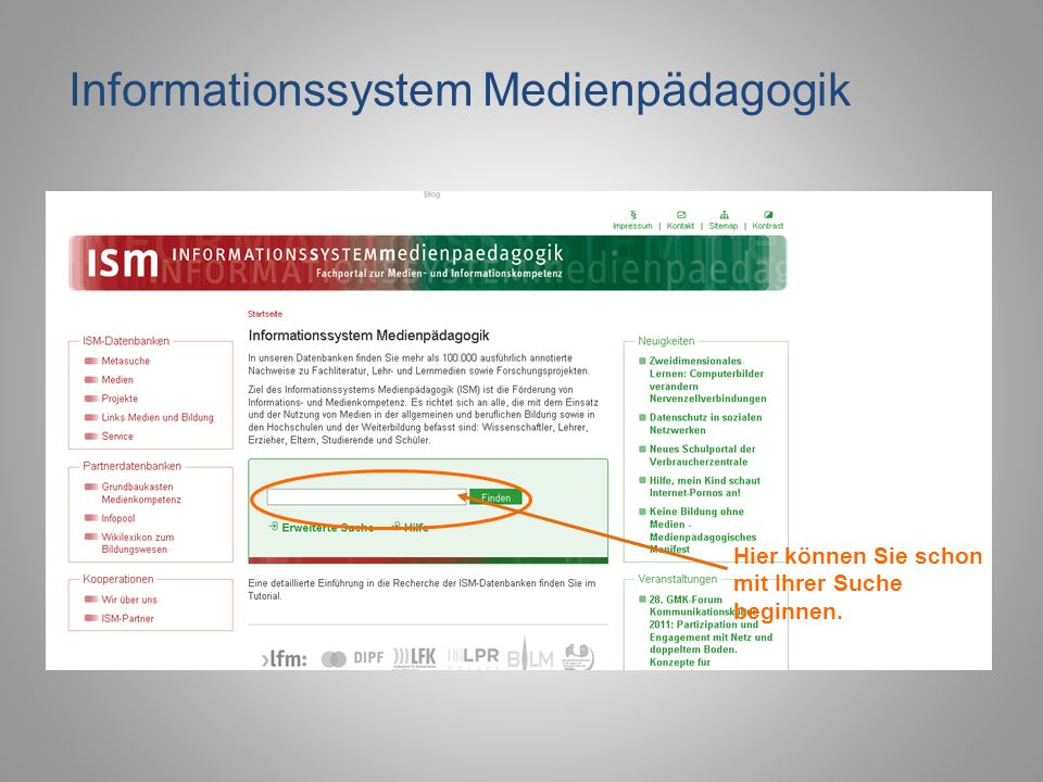 Informationssystem Medienpädagogik