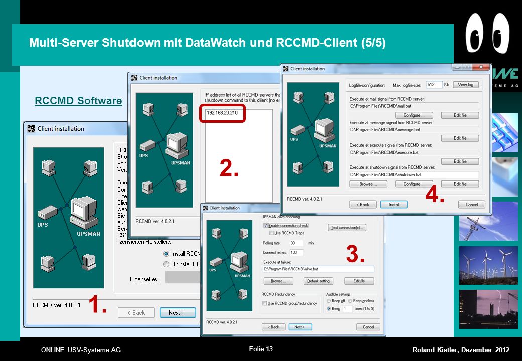 Multi-Server Shutdown mit DataWatch und RCCMD-Client (5/5)